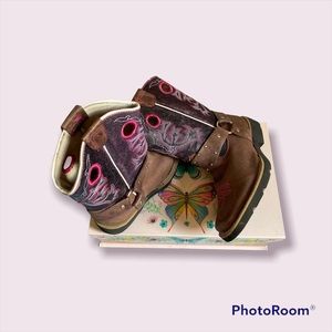 Western Boots Girl Size 1 Brand:Tom Boots